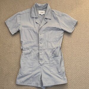 Pistola Light Blue Women's Shorts Romper